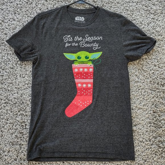 Star Wars Tops - Star Wars Shirt Womens Small Baby Yoda Christmas